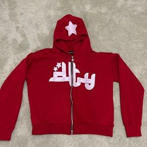 Divide the Youth Zip Up Sweat Top. Size Medium